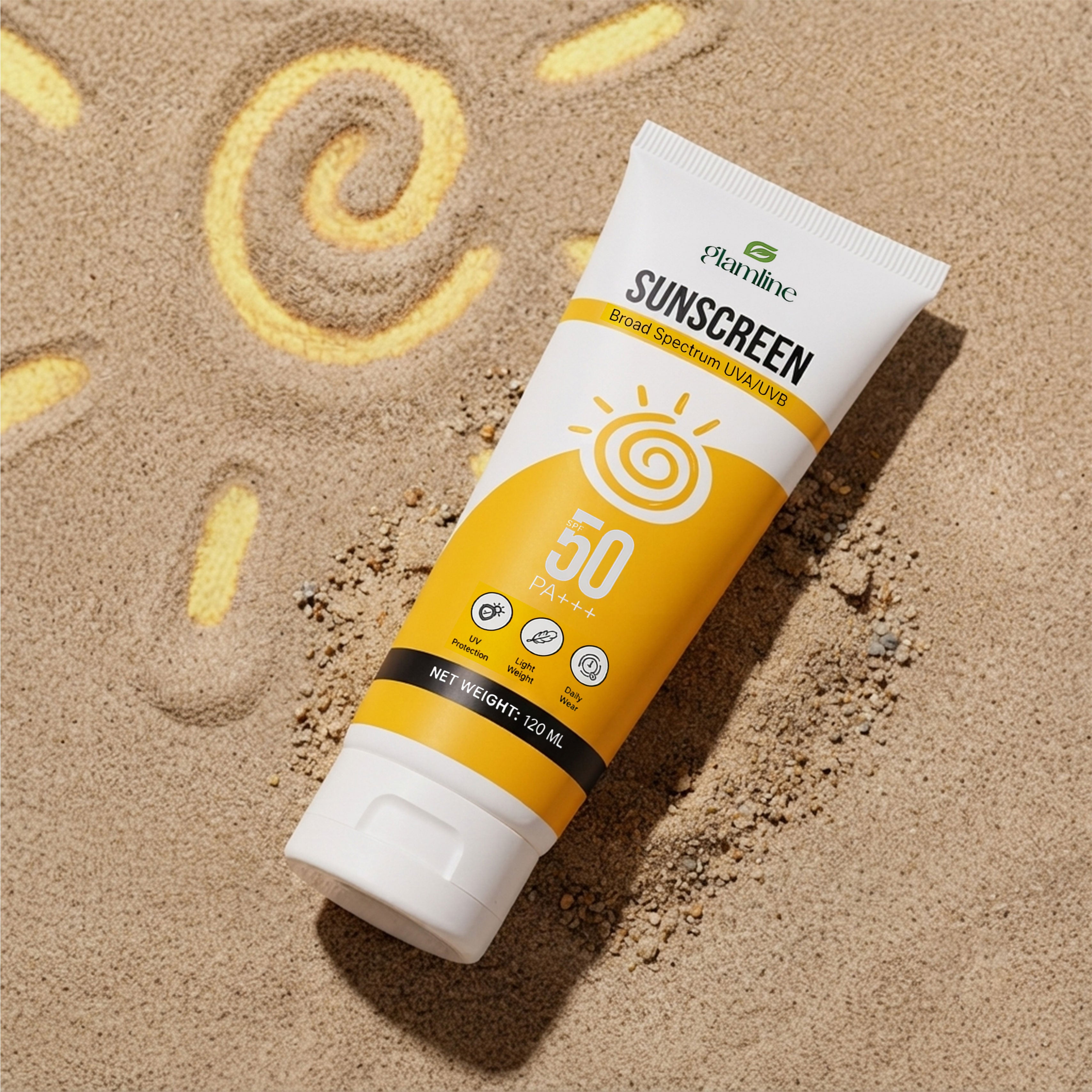 Broad Spectrum UVA/UVB Sunscreen SPF 50 PA +++