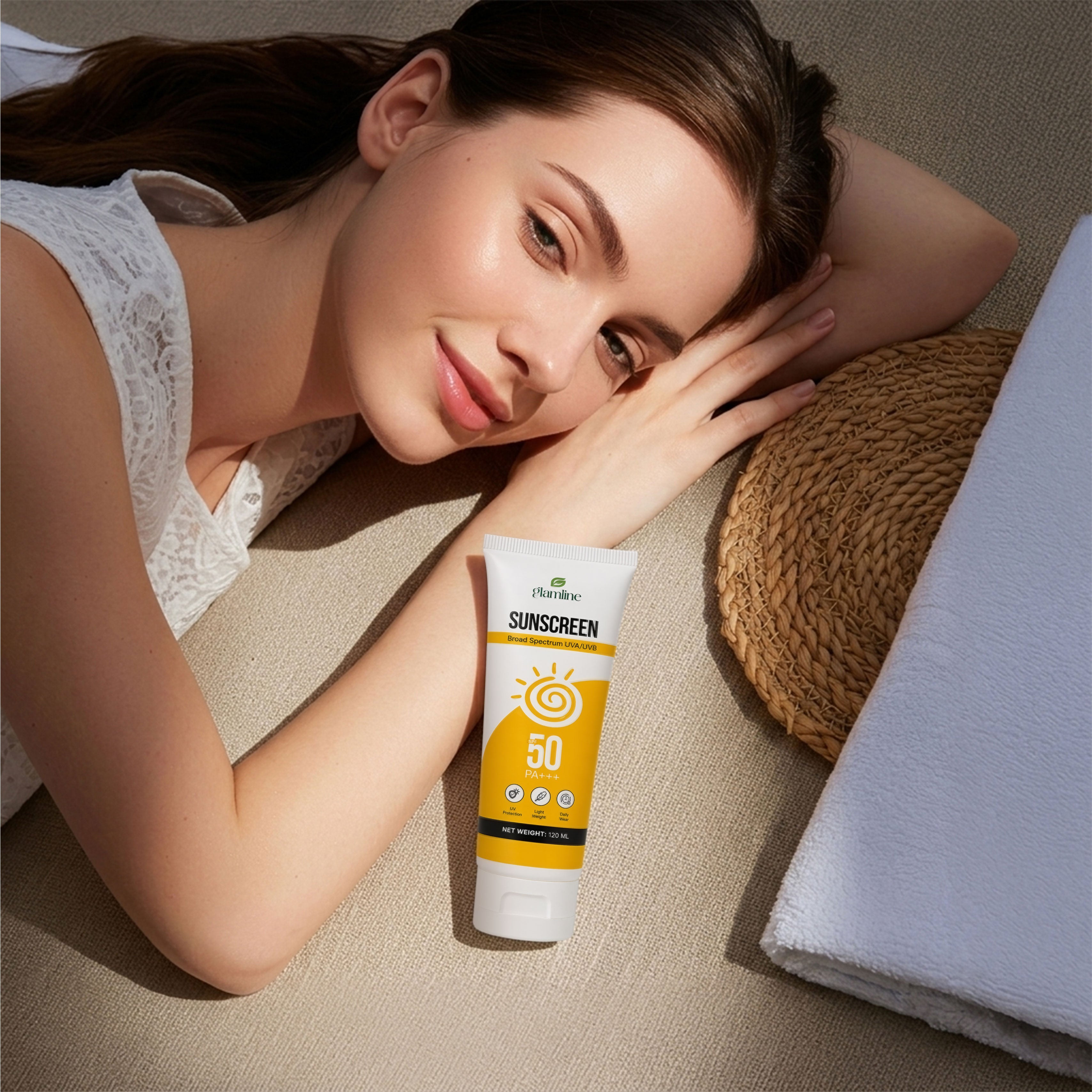 Broad Spectrum UVA/UVB Sunscreen SPF 50 PA +++