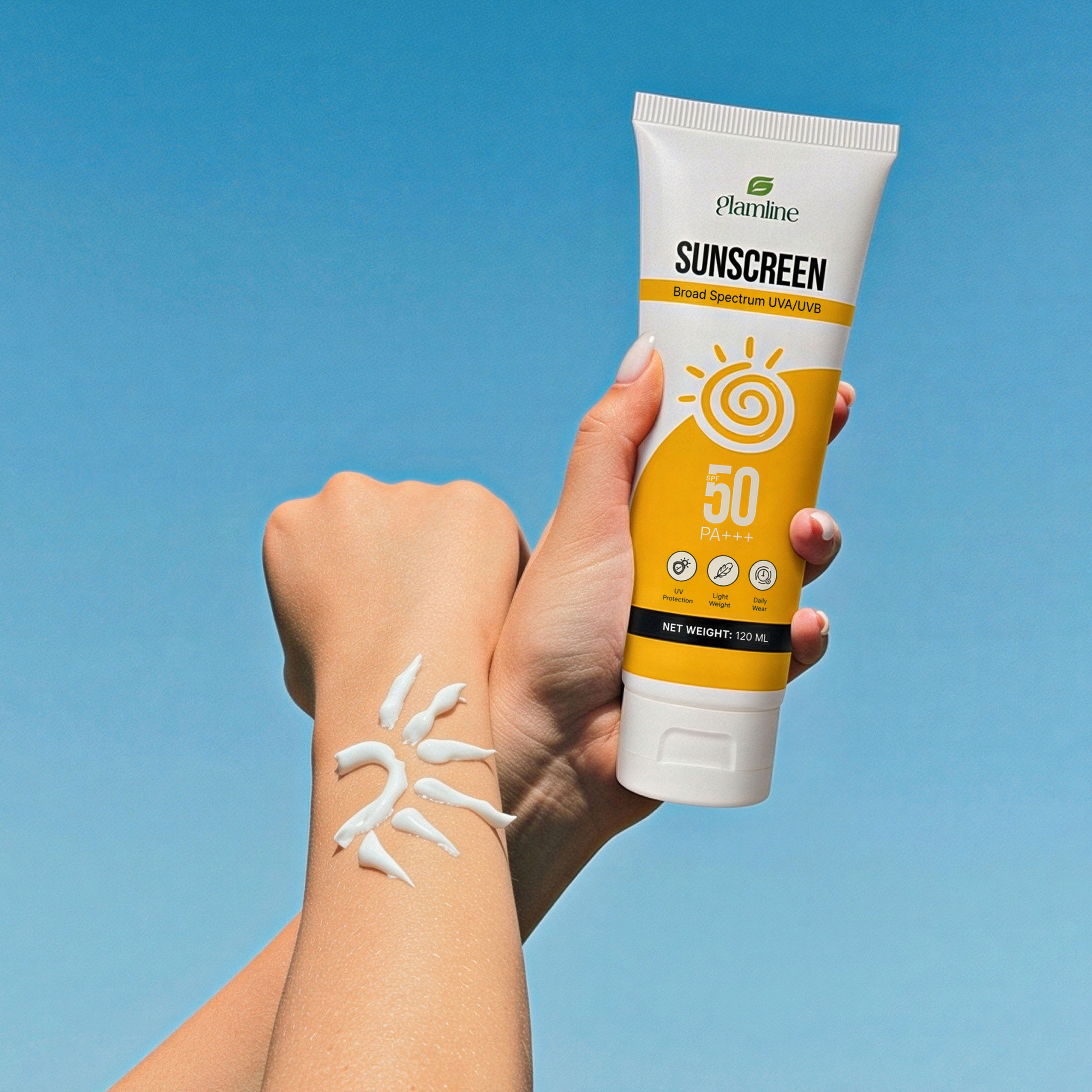 Broad Spectrum UVA/UVB Sunscreen SPF 50 PA +++