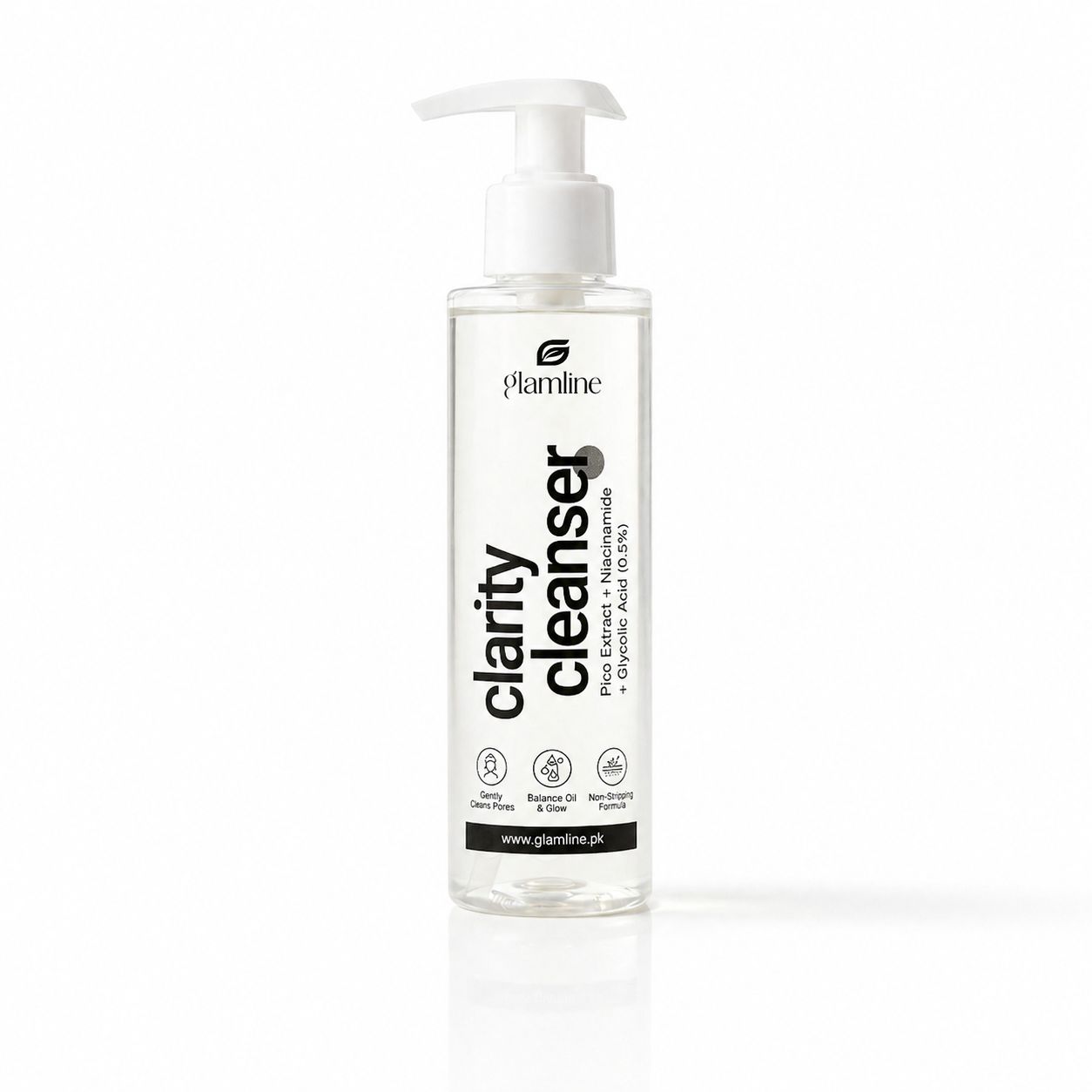 Glamline's Clarity Cleanser with Pico extract and Niacinamide