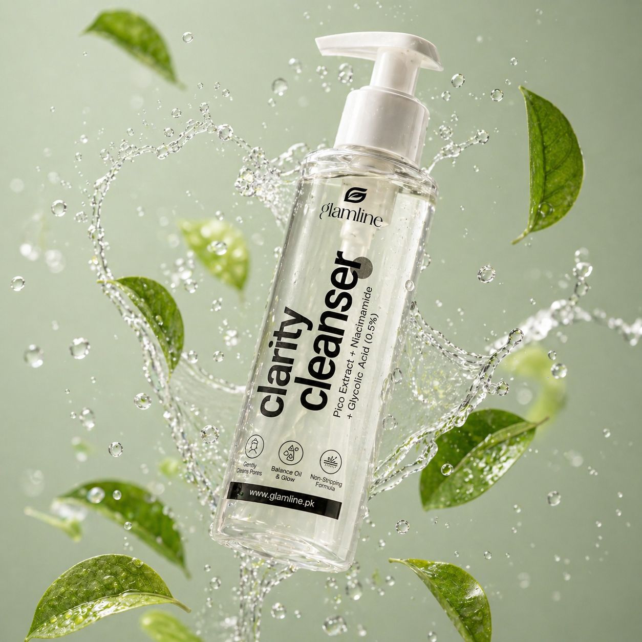 Glamline's Clarity Cleanser with Pico extract and Niacinamide