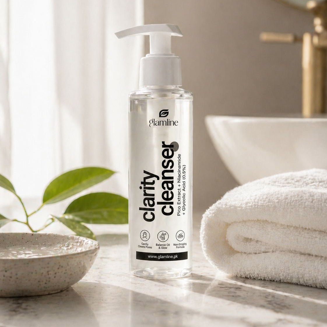 Glamline's Clarity Cleanser with Pico extract and Niacinamide - Glamline