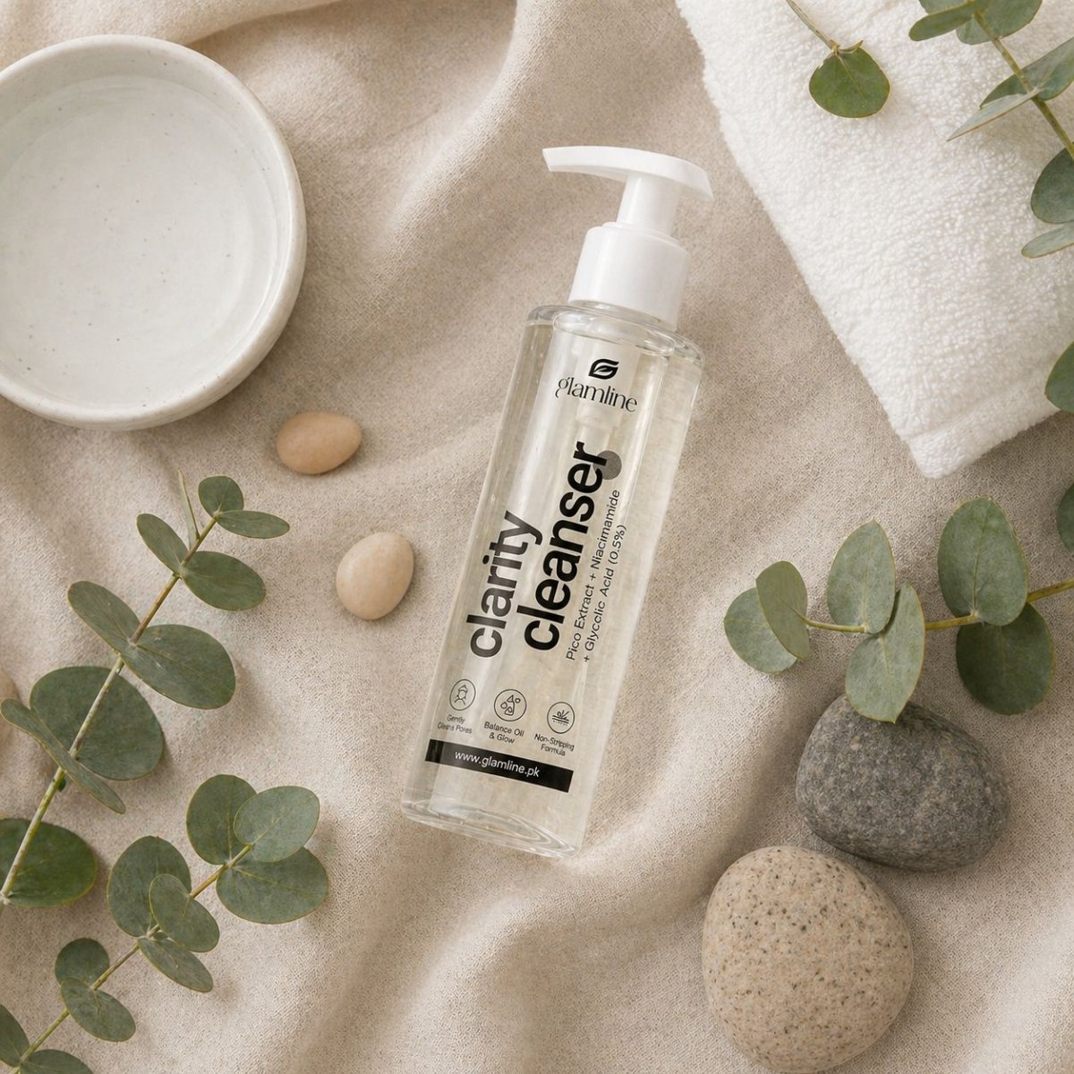Glamline's Clarity Cleanser with Pico extract and Niacinamide - Glamline